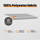 vidaXL Behúzható napellenző Antracit 250 x 200 cm szövet