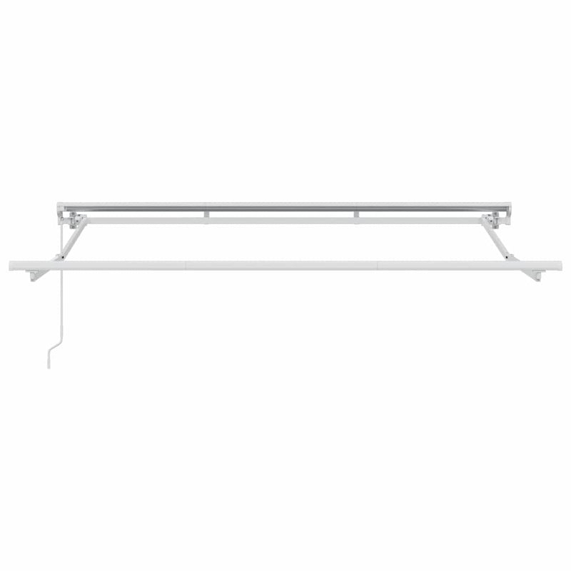vidaXL Behúzható napellenző Tarka csíkos 250x200 cm szövet