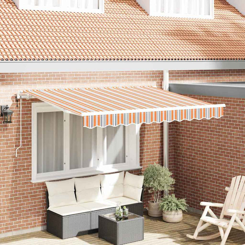 vidaXL Behúzható napellenző Sokszínű 250 x 200 cm