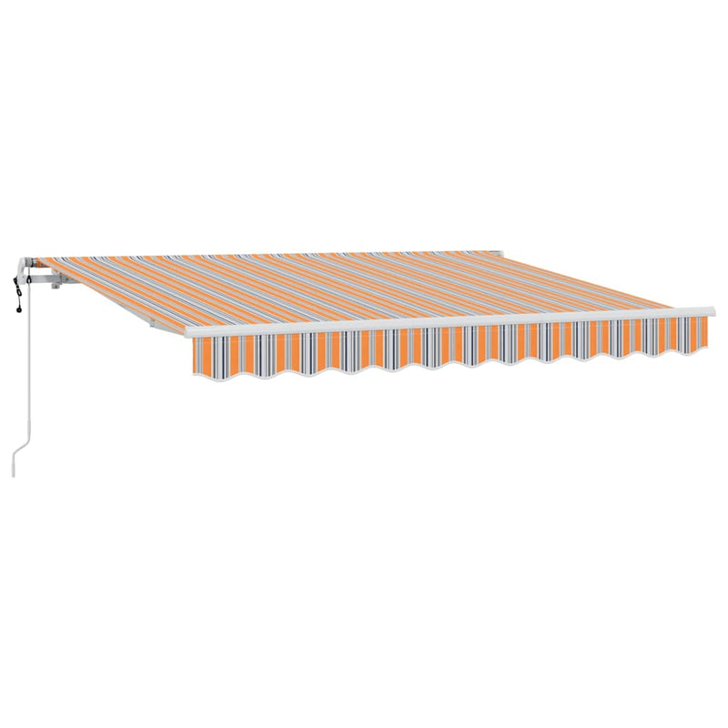 vidaXL Behúzható napellenző Sokszínű 250 x 200 cm