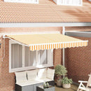 vidaXL Napernyő keret Sárga és Fehér 300 x 200 cm