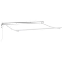 vidaXL Napernyő keret Sárga és Fehér 300 x 200 cm