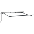 vidaXL Behúzható napellenző Sárga 300 x 200 cm szövet