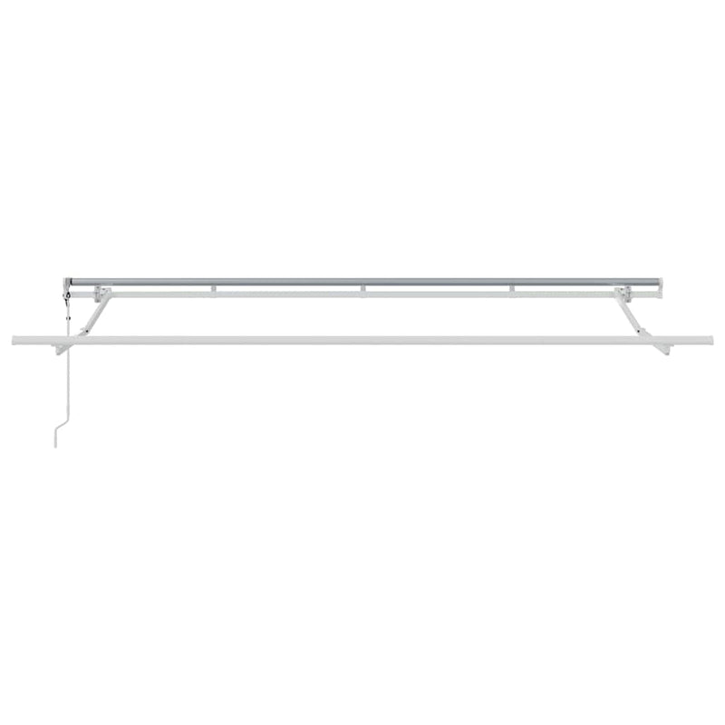 vidaXL Behúzható napellenző Kék, Fehér 350 x 200 cm