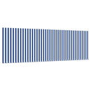 vidaXL Behúzható napellenző Kék 350 x 200 cm szövet