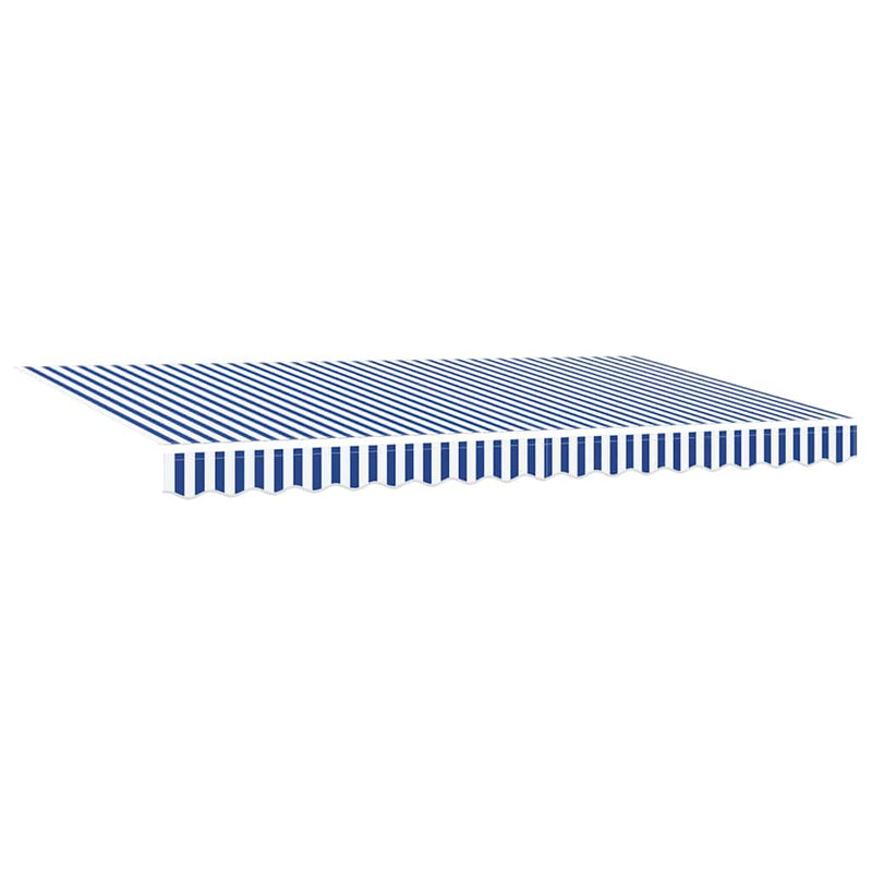 vidaXL Napernyő rolóval Csíkos Krém 350 x 200 x 120 cm Szövet és Fém
