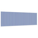 vidaXL Behúzható napellenző Kék és Fehér 350 x 200 cm