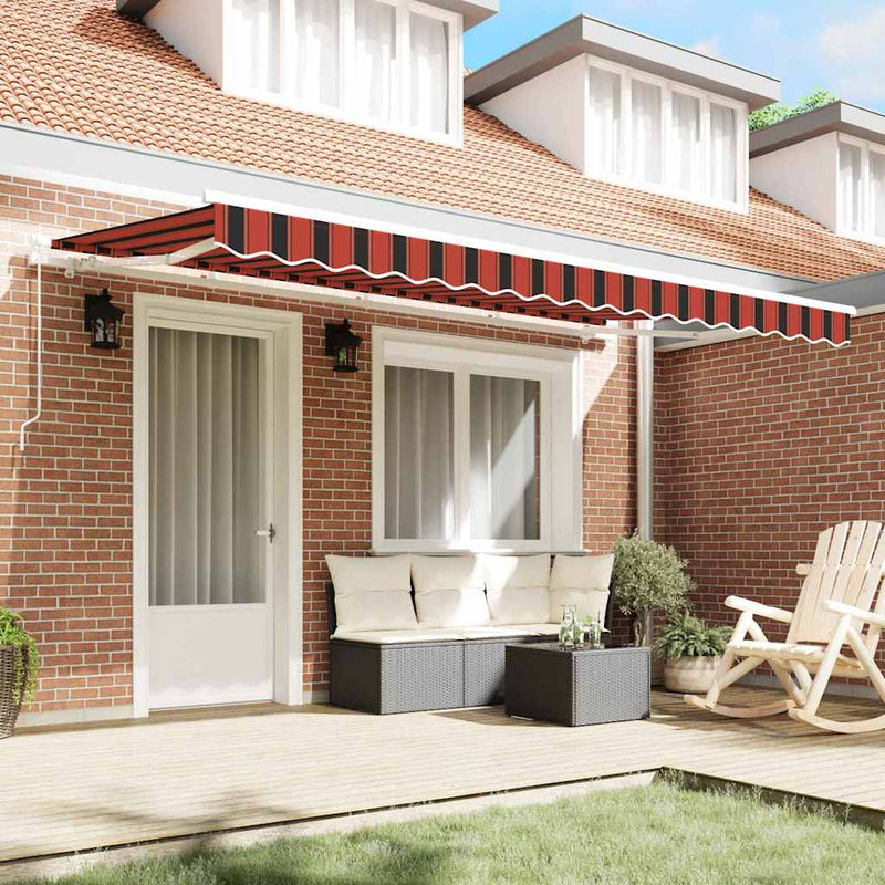vidaXL Behúzható napellenző Sokszínű 350 x 200 cm
