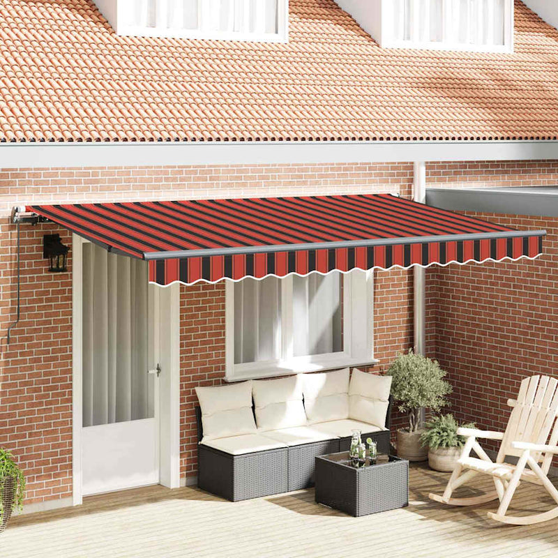 vidaXL Behúzható napellenző Sokszínű 350 x 200 cm