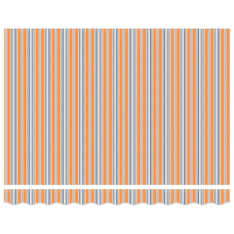 vidaXL Behúzható napellenző Sokszínű 350 x 200 cm