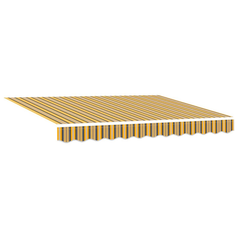 vidaXL Behúzható napellenző Sokszínű 350 x 200 cm