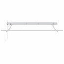 vidaXL Behúzható napellenző Piros 350 x 200 cm Pamut és Alumínium