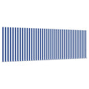 vidaXL Behúzható napellenző Kék és Fehér 400 x 200 cm