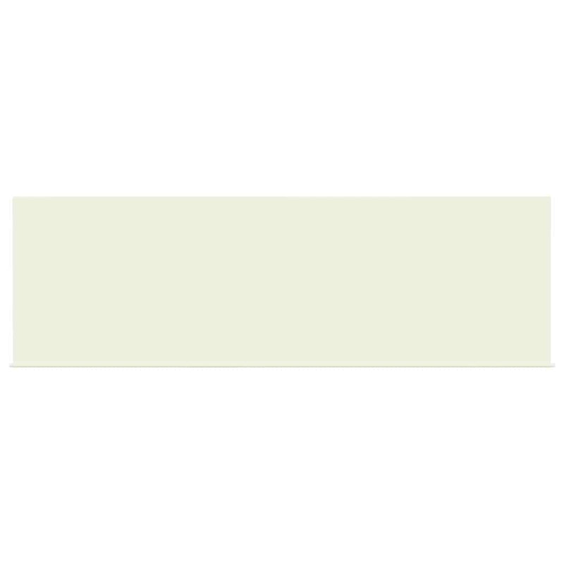 vidaXL Behúzható napellenző Krém és fehér 400 x 200 cm