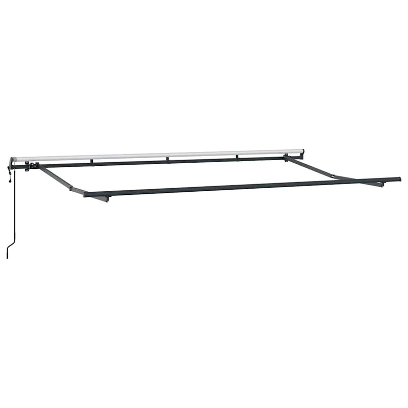 vidaXL Behúzható napellenző Sárga, Fehér 400 x 200 cm