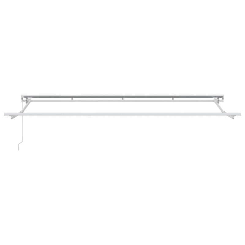 vidaXL Behúzható napellenző Burgundi 400x200 cm szövet