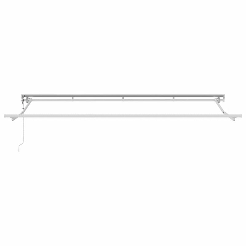 vidaXL Behúzható napellenző Burgundi 400x200 cm szövet