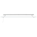 vidaXL Behúzható napellenző Burgundi 400 x 200 cm Pamut és Alumínium