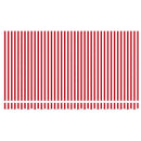 vidaXL Behúzható napellenző Piros 400 x 200 cm szövet