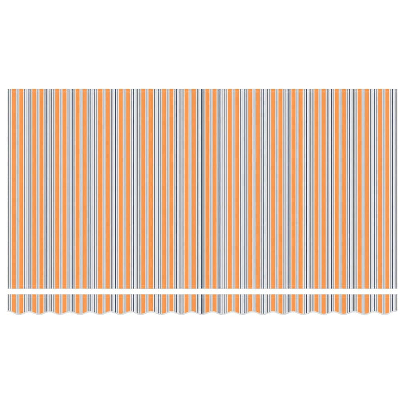 vidaXL Behúzható napellenző Sokszínű 400 x 200 cm