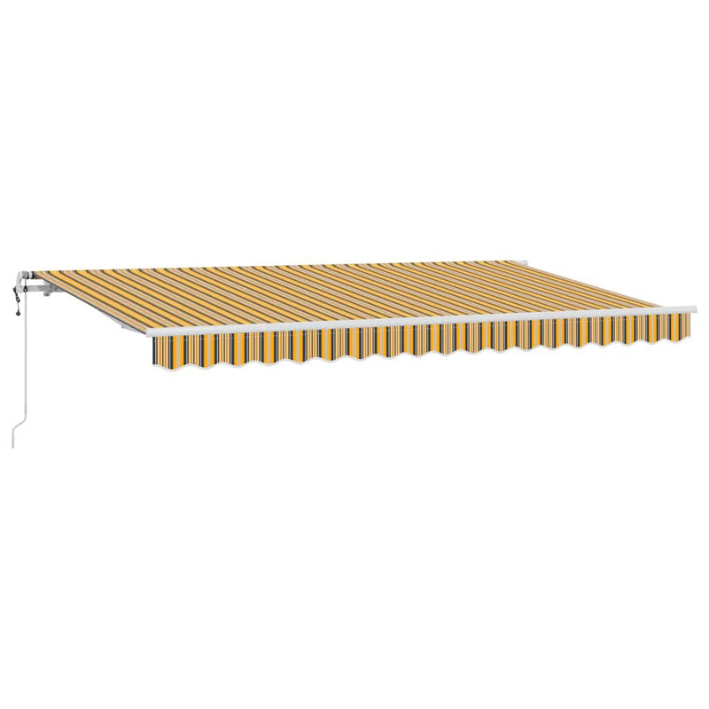 vidaXL Behúzható napellenző Sokszínű 400 x 200 cm