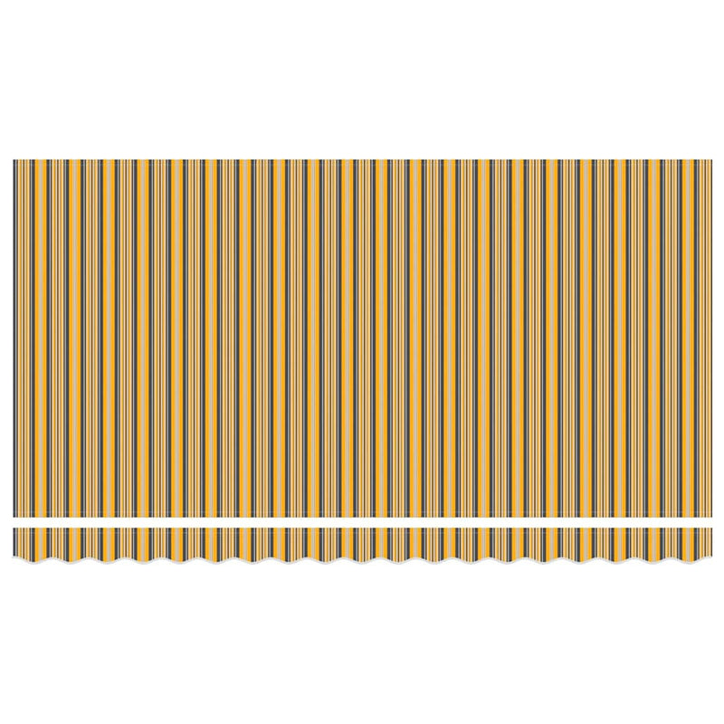 vidaXL Behúzható napellenző Sokszínű 400 x 200 cm