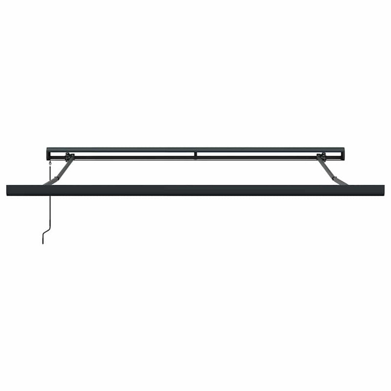 vidaXL Behúzható napellenző Sárga és Fehér 300 x 250 cm Szövet és Fém