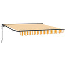 vidaXL Napernyő keret Sárga és Fehér 300 x 250 cm