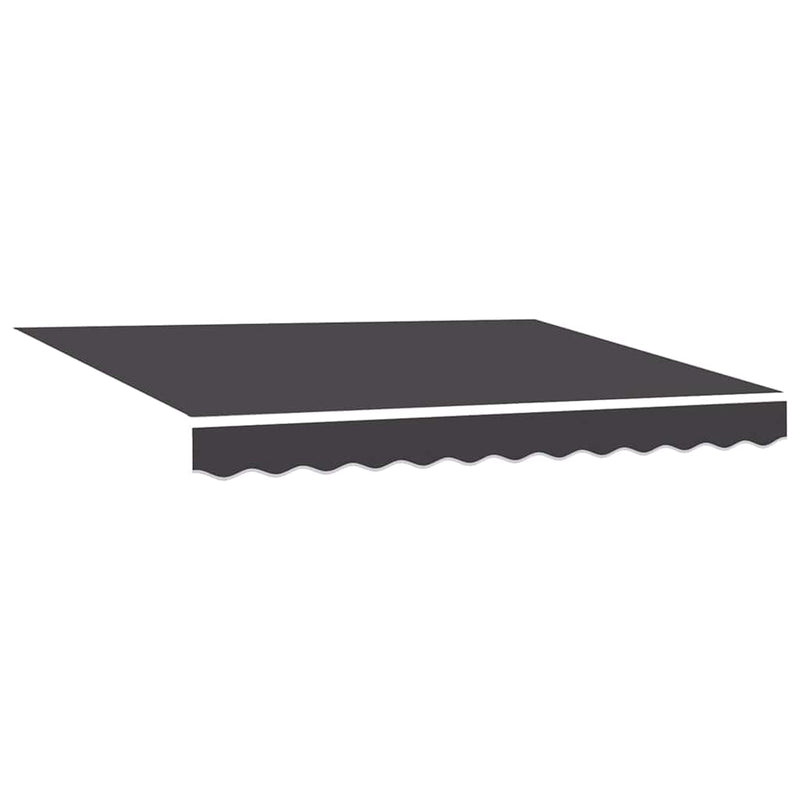 vidaXL Behúzható napellenző Antracit 300 x 250 cm Szövet, Fém
