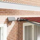 vidaXL Behúzható napellenző narancssárga és barna 300 x 250 cm szövet