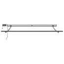 vidaXL Behúzható napellenző narancssárga és barna 300 x 250 cm szövet