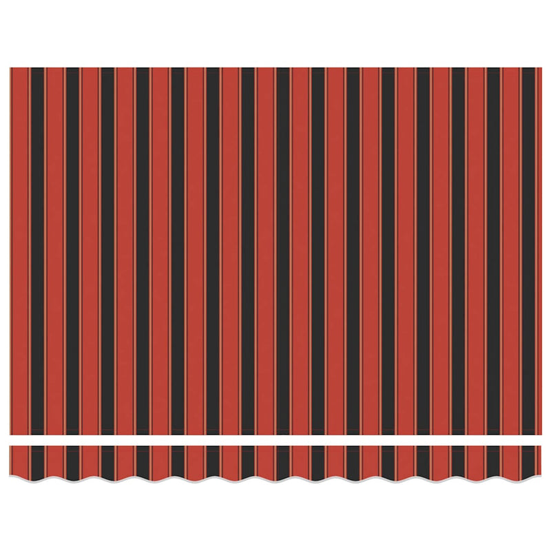 vidaXL Behúzható napellenző Narancs és Barna 300x250 cm szövet