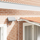 vidaXL Behúzható napellenző sárga és narancssárga 300 x 250 cm szövet