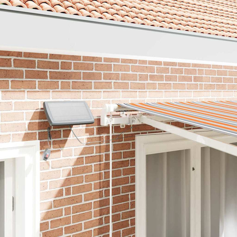 vidaXL Behúzható napellenző tartalmaz Sokszínű 300 x 250 cm szövet