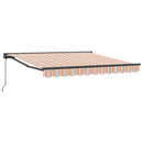 vidaXL Napernyő keret Kék és Narancs 300 x 250 cm
