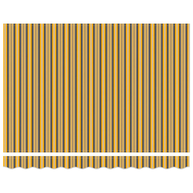 vidaXL Behúzható napellenző Sokszínű 300 x 250 cm szövet