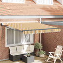 vidaXL Napernyő Sokszínű 300 x 250 cm Poliészter és fém