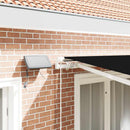 vidaXL Behúzható napellenző tartalmaz Fekete 300 x 250 cm szövet