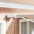 vidaXL Behúzható napellenző tartalmaz Bézs 300 x 250 cm szövet