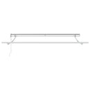 vidaXL Behúzható napellenző 300 x 250 cm Bézs