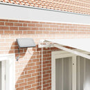 vidaXL Behúzható napellenző tartalmaz Fehér 300 x 250 cm szövet