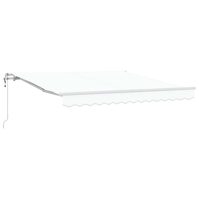 vidaXL Behúzható napellenző 300 x 250 cm Fehér