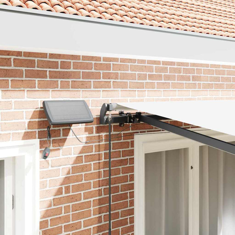 vidaXL Behúzható napellenző Fehér 300 x 250 cm szövet