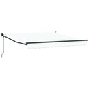vidaXL Napernyő Fehér 300 x 250 x 165 cm Poliészter és fém