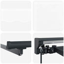 vidaXL Behúzható napellenző Fehér 300x250 cm szövet