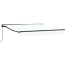 vidaXL Napernyő keret Fehér 300 x 250 cm Poliészter PU bevonattal
