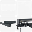 vidaXL Behúzható napellenző Fehér 300x250 cm szövet