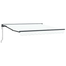 vidaXL Napernyő keret Fehér 300 x 250 cm Poliészter PU bevonattal
