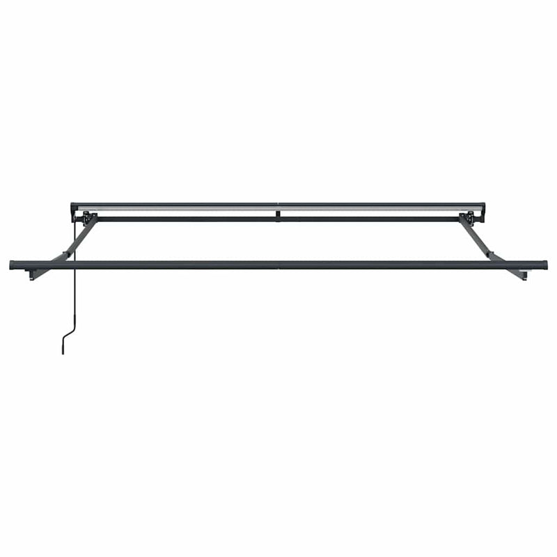 vidaXL Behúzható napellenző Krém 350x250 cm szövet