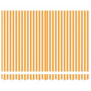 vidaXL Behúzható napellenző Narancs és fehér 350x250 cm szövet